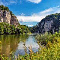 Altmühltal-Panoramaweg: Schlaufe 27 von Kelheim durch die Weltenburger Enge 14 donaudurchbruch weltenburger enge wandern