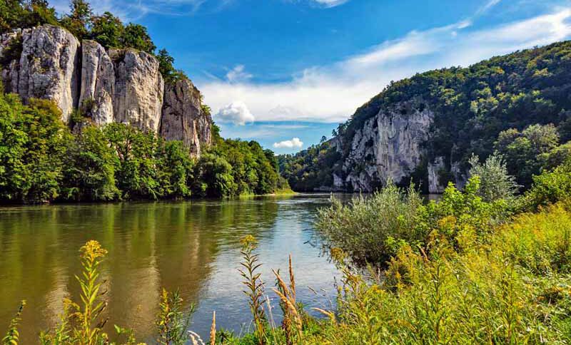 Altmühltal-Panoramaweg: Schlaufe 27 von Kelheim durch die Weltenburger Enge 2 donaudurchbruch weltenburger enge wandern