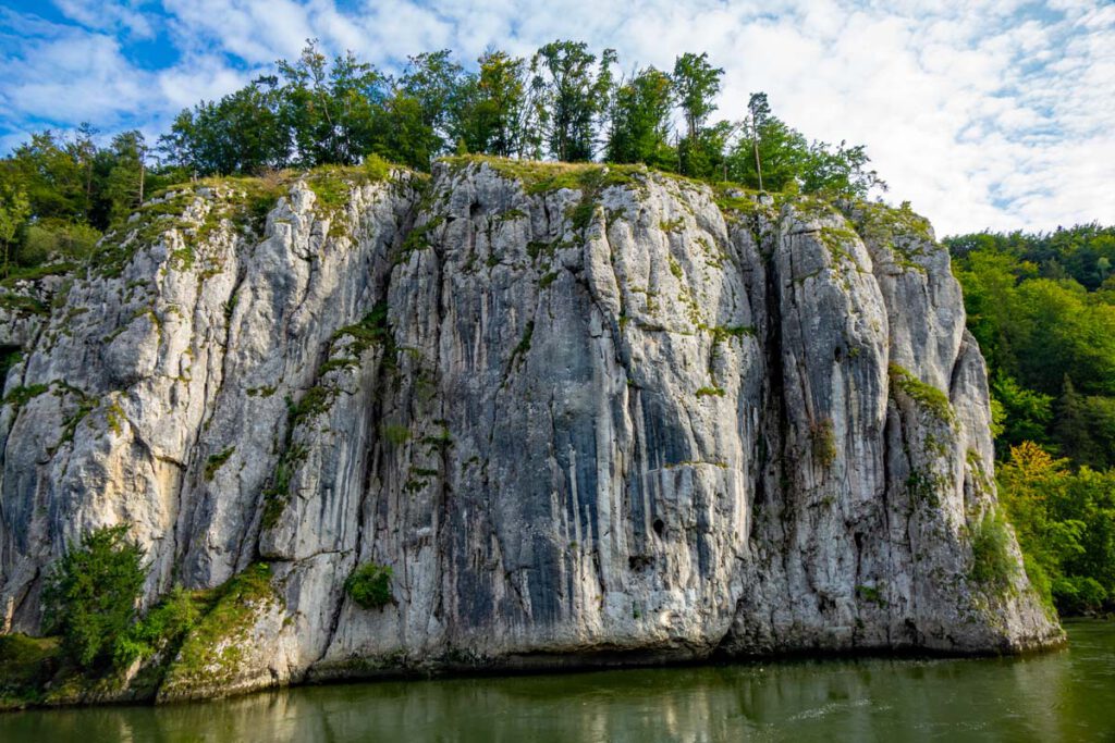 Altmühltal-Panoramaweg: Schlaufe 27 von Kelheim durch die Weltenburger Enge 26 weltenburger enge donau bayern schiff altmühltal