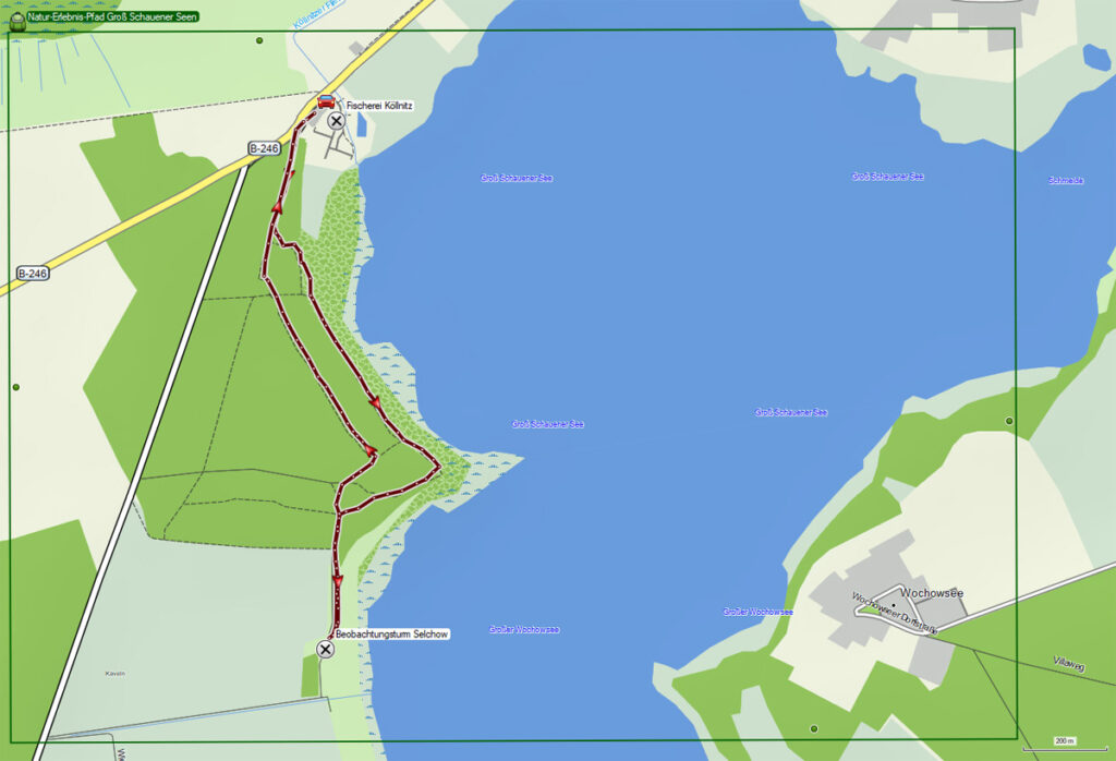 sielmanns naturlandschaften groß schauener seen erlebnispfad lehrpfad karte