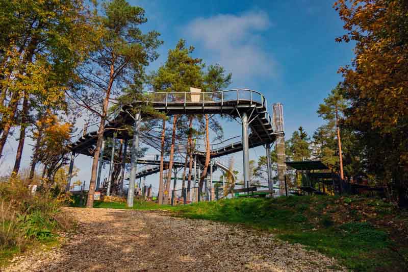 Von der Teufelshöhle zum Hasenloch - Rundwanderung um Pottenstein (Fränkische Schweiz) 4 fränkische schweiz wandern ausflug familie pottenstein skywalk sommerrodelbahn