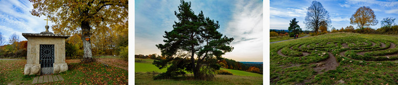 Von der Teufelshöhle zum Hasenloch - Rundwanderung um Pottenstein (Fränkische Schweiz) 10 labyrinth pottenstein fränkische schweiz hofmannskapelle wanderung kinder