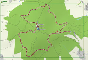 Fränkische Wanderberge - Wandertouren auf die schönsten Gipfel der Franken - Teil 1 11 wanderkarte moritzberg