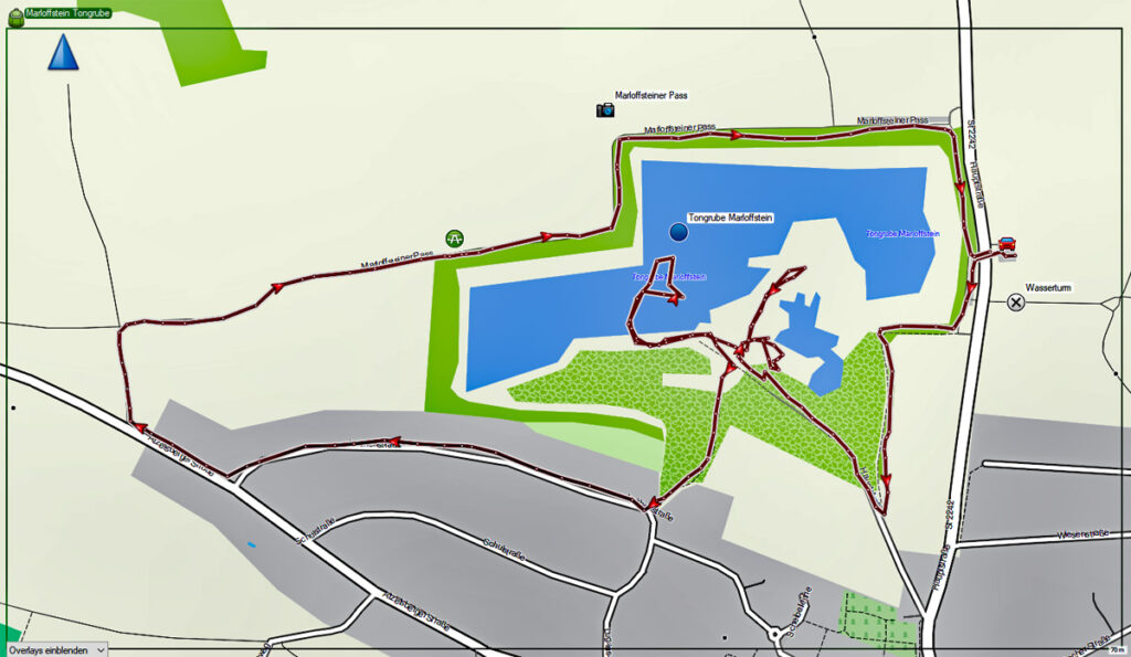 wanderkarte tongrube marloffstein