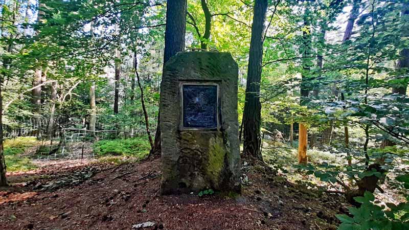 Von Cadolzburg zum Druidenstein auf dem Dillenberg (Landkreis Fürth) 8 gedenkstein druidenstein dillenberg cadolzburg fürth