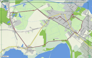 BRANDENBURG 13 wanderkarte salzweg storkow