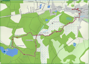 BRANDENBURG 15 wanderkarte hellmühler fließ