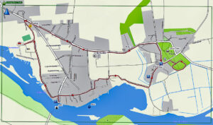 BRANDENBURG 17 wanderkarte ketzin paretz