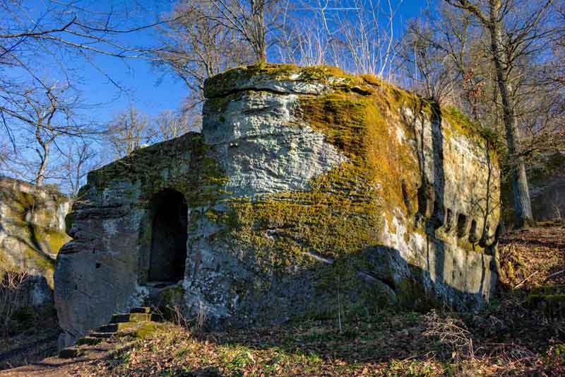 BURGRUINE ROTENHAN (Naturpark Haßberge) 10 ruine rotenhan hassberge ebern