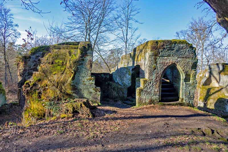 BURGRUINE ROTENHAN (Naturpark Haßberge) 14 burg ruine rotenhan ebern haßberge unterfranken bayern