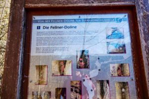 Geopfad Gößweinstein - Von der Fellner-Doline zur Stempfermühlquelle 24 fellner doline geotope bayern geopfad gößweinstein sehenswürdigkeiten wandern