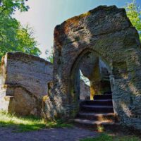 BURGRUINE ROTENHAN (Naturpark Haßberge) 20 ruine rotenhan felsenburg hassberge ebern unterfranken