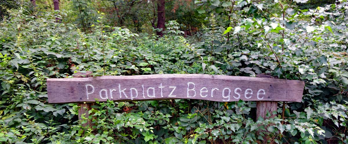 parkplatz bergsee wildnispfad lieberose brandenburg