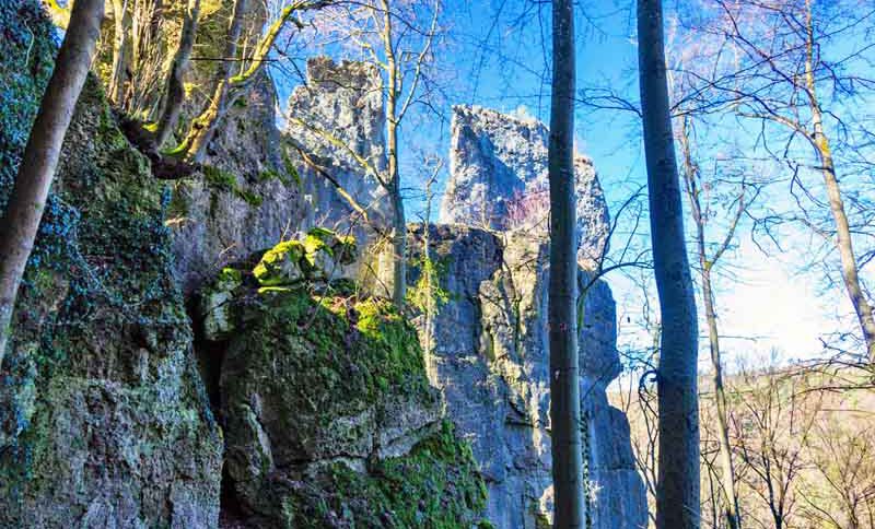 Geopfad Gößweinstein - Von der Fellner-Doline zur Stempfermühlquelle 2 wanderung geopfad gößweinstein
