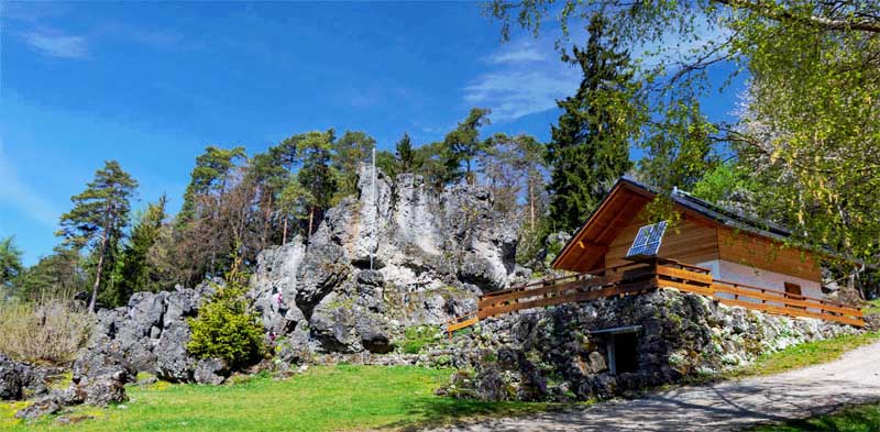 Fränkische Wanderberge - Teil 3 8 kemitzenstein auf dem keltenweg h bei staffelstein