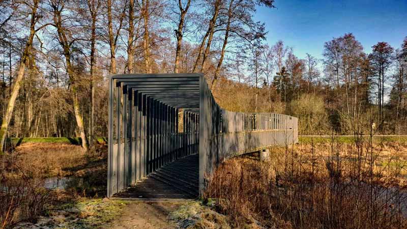 Im Land der tausend Teiche - Wanderung durch die Tirschenreuther Teichpfanne zur Himmelsleiter (Oberpfalz) 25 heusterzbrücke tirschenreuth waldnaab aue wandern