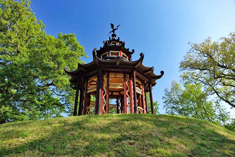 EREMITAGE BAYREUTH - Altes Schloss, Neues Schloss und Hofgarten 6 pavillon japan china eremitage bayreuth wilhelmine