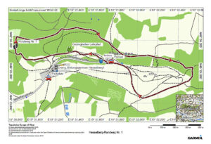 hesselberg rundweg nr. 1 karte