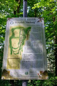 burgstall houbirg infotafel hersbrucker schweiz