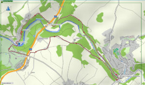 AUSFLÜGE IN THÜRINGEN 15 wanderkarte grünes band tour 12