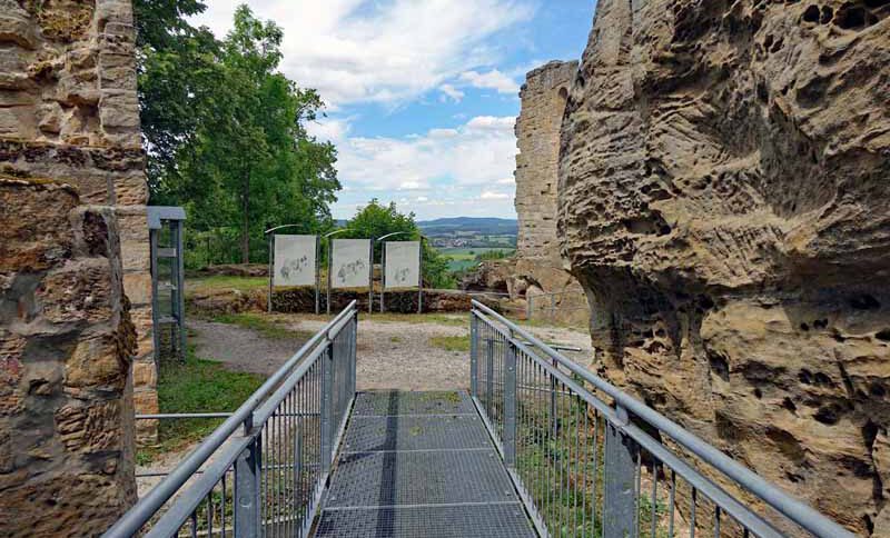 burgruine lichtenstein haßberge bayern