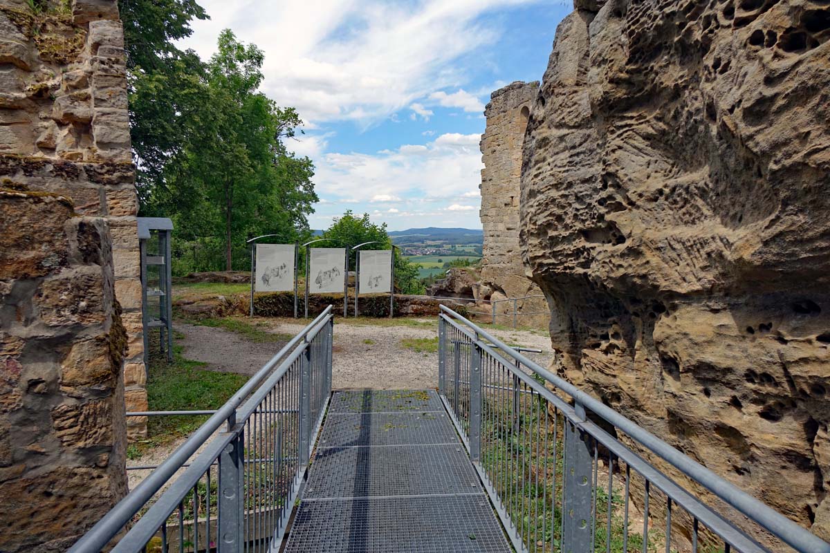 burgruine lichtenstein haßberge