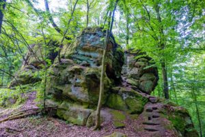 burgstall teufelsstein lichtenstein hassberge