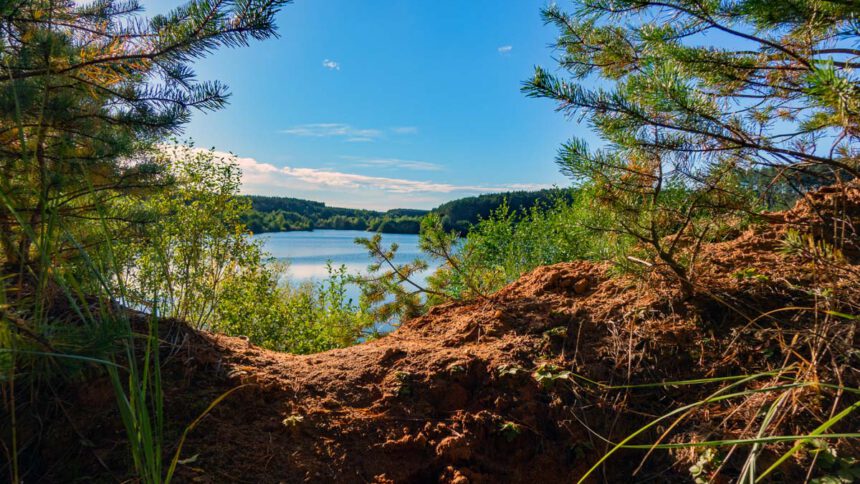 wandern sandachse franken baggersee bechhofen