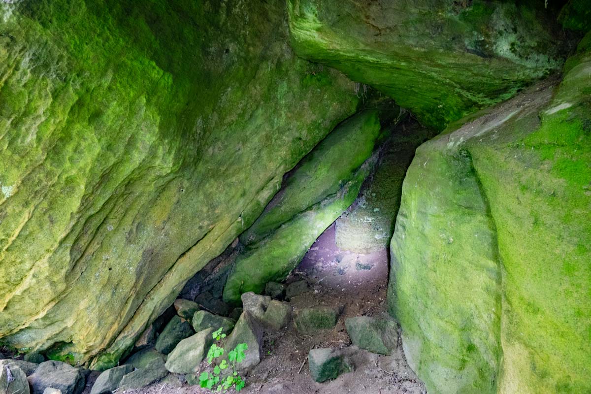 höhle am tränenfelsen lichtenstein haßberge sagenpfad