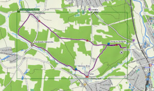 Wanderungen im Landkreis Roth - Halbstagestouren zwischen 6 und 10 km 21 aurachtal büchenbach karte