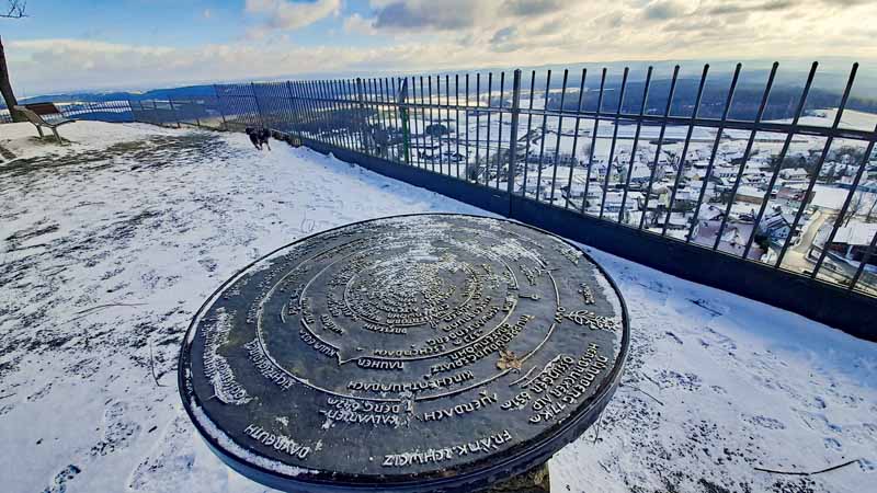 Hoher Parkstein - Ringweg 1 9 hoher parkstein oberpfalz gipfel winter