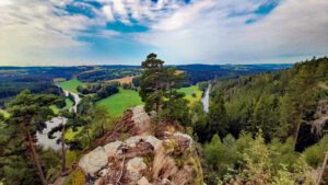 frankenwaldsteigla petersgrat naturpark frankenwald wanderung joditz