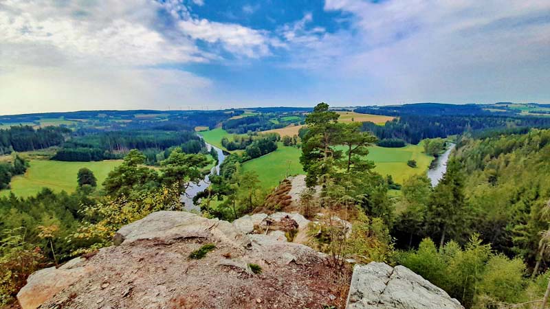 FrankenwaldSteigla Petersgrat 2 frankenwaldsteigla petersgrat joditz landkreis hof oberfranken wanderung