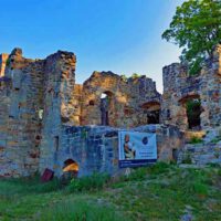 deutscher burgenwinkel naturpark haßberge ebern ruine burg raueneck