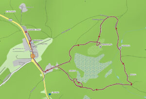 Urwald in Deutschland 18 torfhausmoor wanderkarte