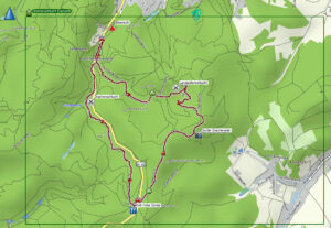 Urwald in Deutschland 14 wanderkarte drachenschlucht eisenach