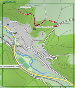 rosenmuellerhoehle wanderkarte