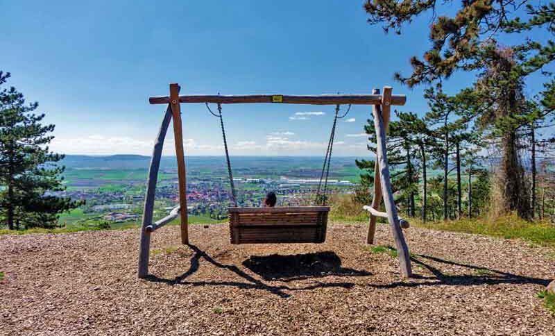 traumrunde schwanberg naturpark steigerwald schaukel