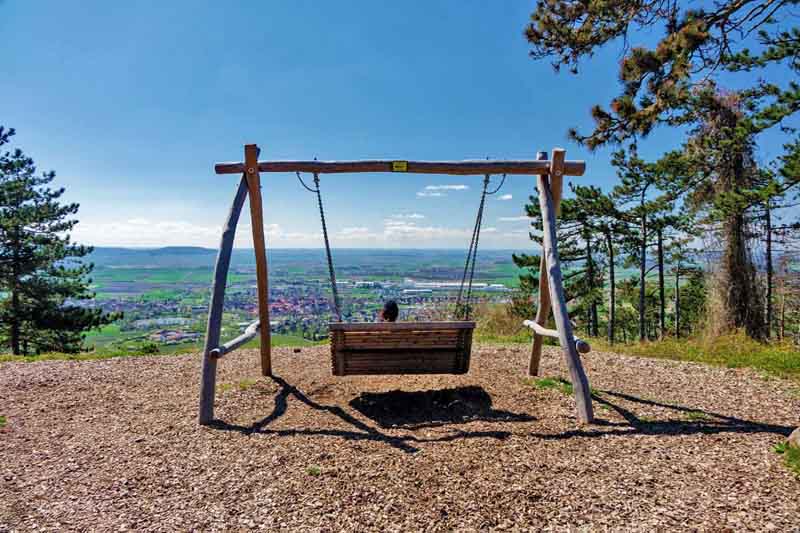 traumrunde schwanberg naturpark steigerwald schaukel
