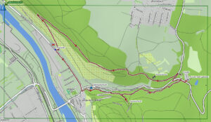 Geheimnisvolle Gräben, Schluchten und Klammen in Franken 36 seltenbachschlucht wanderkarte