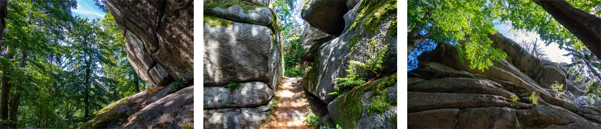 granit-felsen am großen waldstein zell naturpark fichtelgebirge