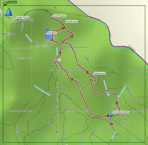 Urwald in Deutschland 10 buntspechtweg rachelsee wanderkarte