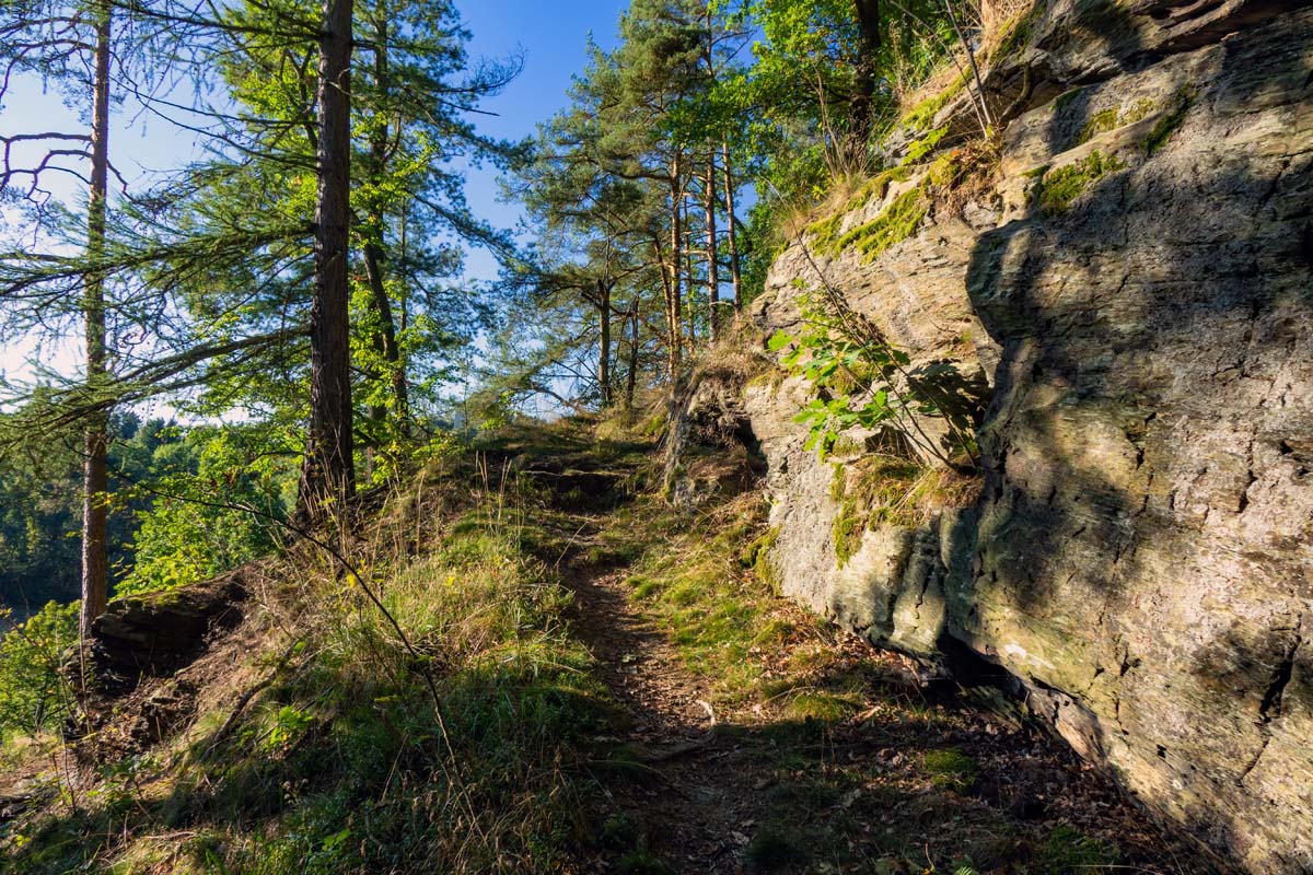 naturschutzgebiet hag urwald hirschberg saale steig 