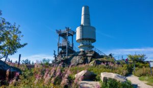 Rauher Kulm: Naturwunder Vulkan 38 wandertour schneeberg gipfel backöfele aussichtsturm fernmeldeturm fränkische wanderberge
