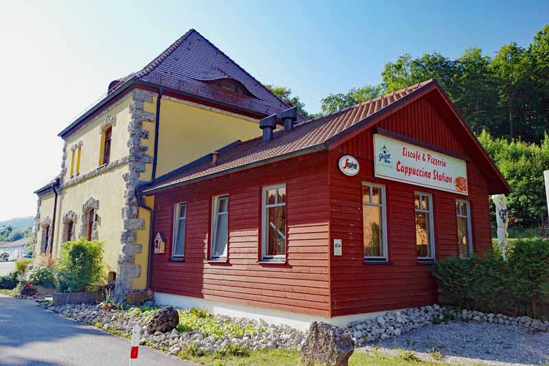 Wacholderwanderweg Teil 2 (Hohenburg - Kastl) 15 cappuccinostation kastl oberpfalz toskana wacholderwanderweg