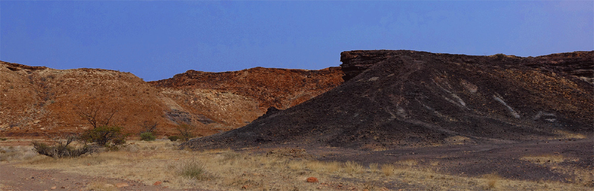 namibia namib damaraland burnt mountain