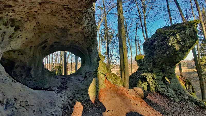 Von der Klauskirche zum Hexentor 6 hexentor betzenstein wandern fränkische schweiz