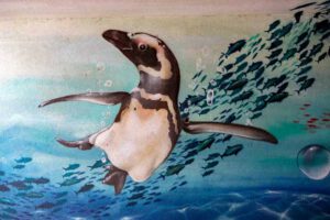 Streetart-Rundgang Nürnberg-Langwasser 25 pinguin element wasser graffiti streetart rundgang langwasser nürnberg