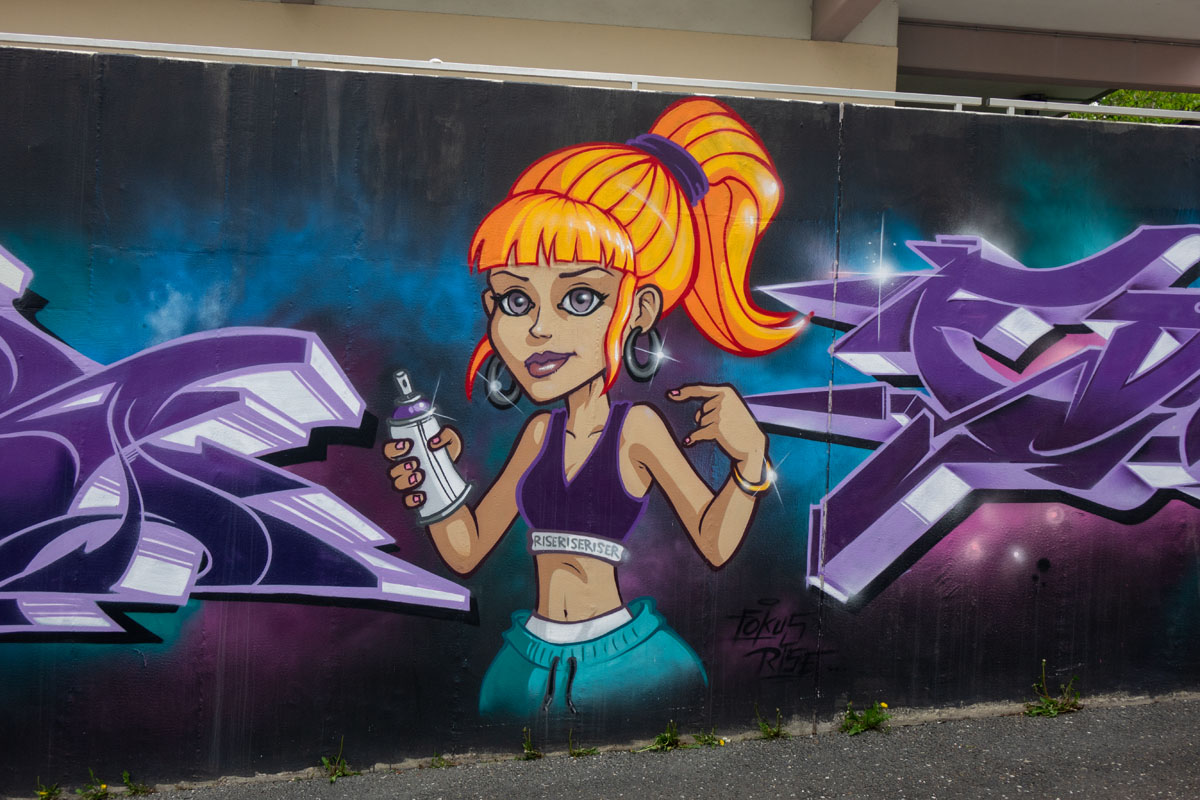 streetart graffiti nürnberg langwasser rundgang ratibor tiefgarage