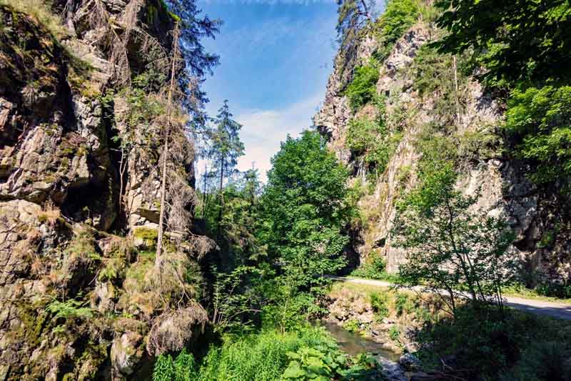 Steinachklamm 12 durchbruch steinachklamm steinachtal frankenwald kulmbach wandern